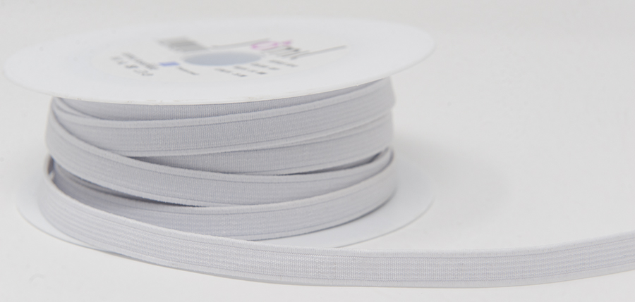 10mm Elastic White